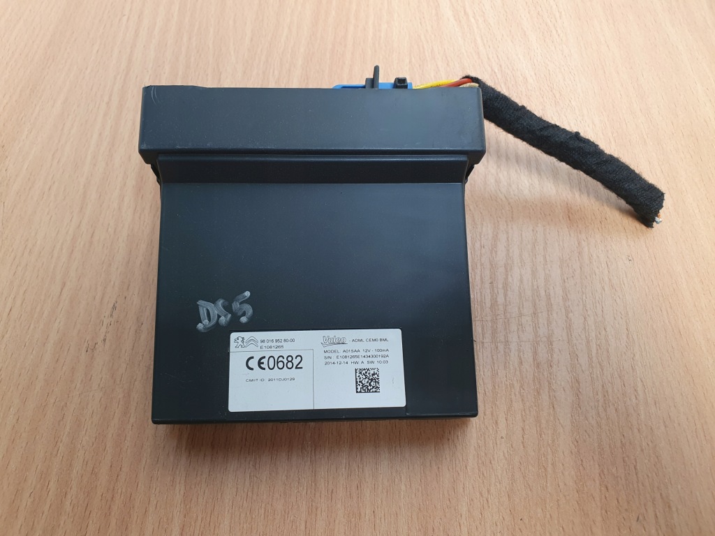 фото №1, Модуль блок керування ecu 9801695280 citroen ds5