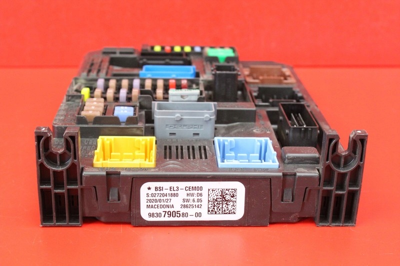 фото №8, Коробка предохранителей bsi 9830790580 citroen c3 3 iii 1.2 vti 83 km 16-20