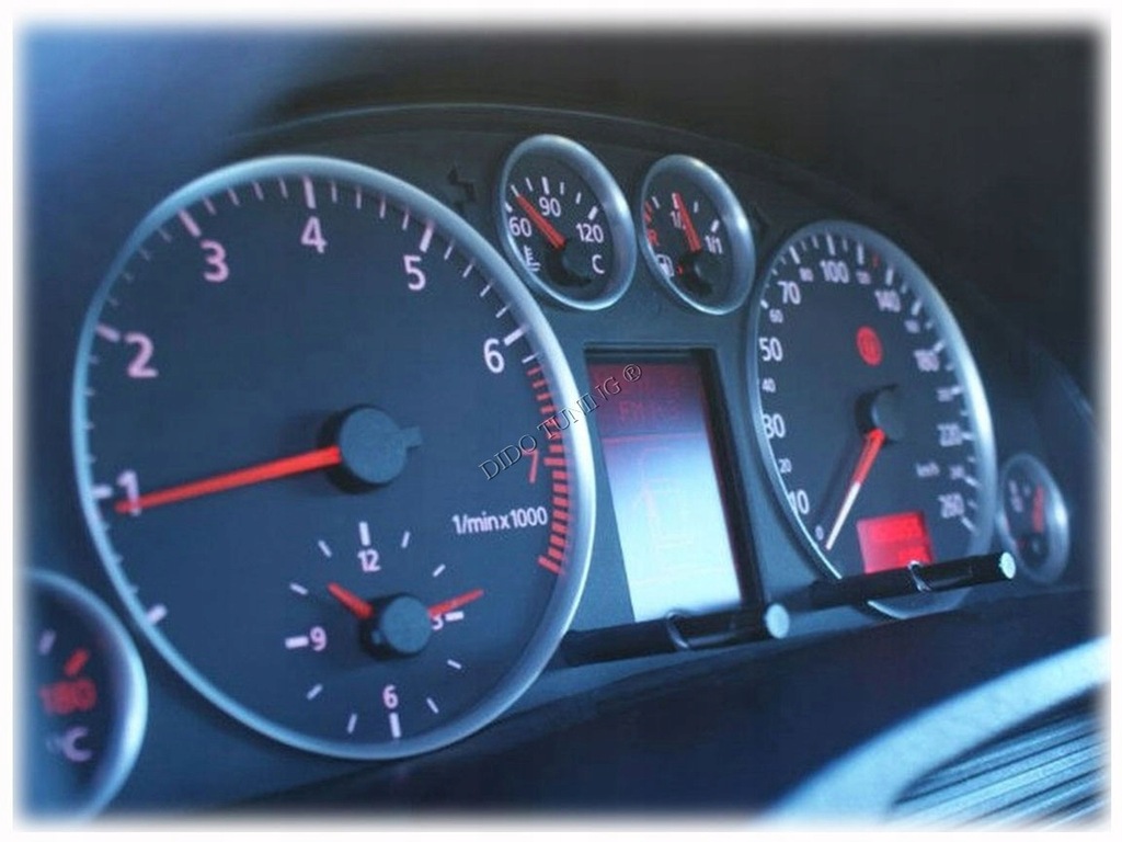 фото №6, Aluminiowe рамки na приборы audi a4 /a6 образец rs