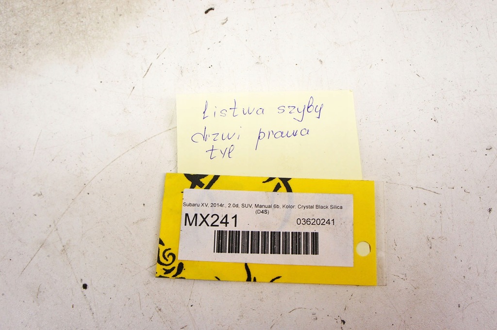 фото №7, Mx241 subaru xv i молдинг дверь правый задняя