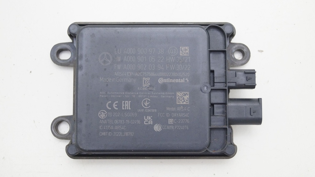фото №1, Mercedes c 206 cle 236 s 223 distronic радар датчик a 000 900 97 38