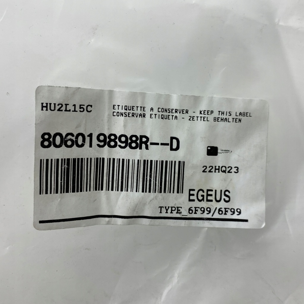 фото №16, Замок запалювання 3 ключі trafic iii master iii kangoo 2