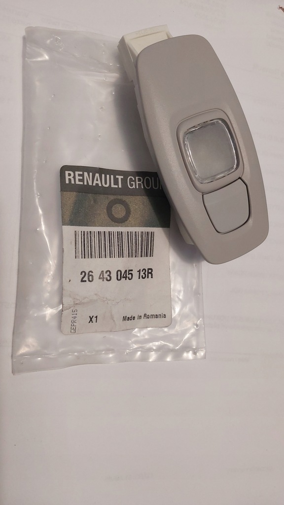 фото №3, Oryg лампа салону стельовий renault clio iv