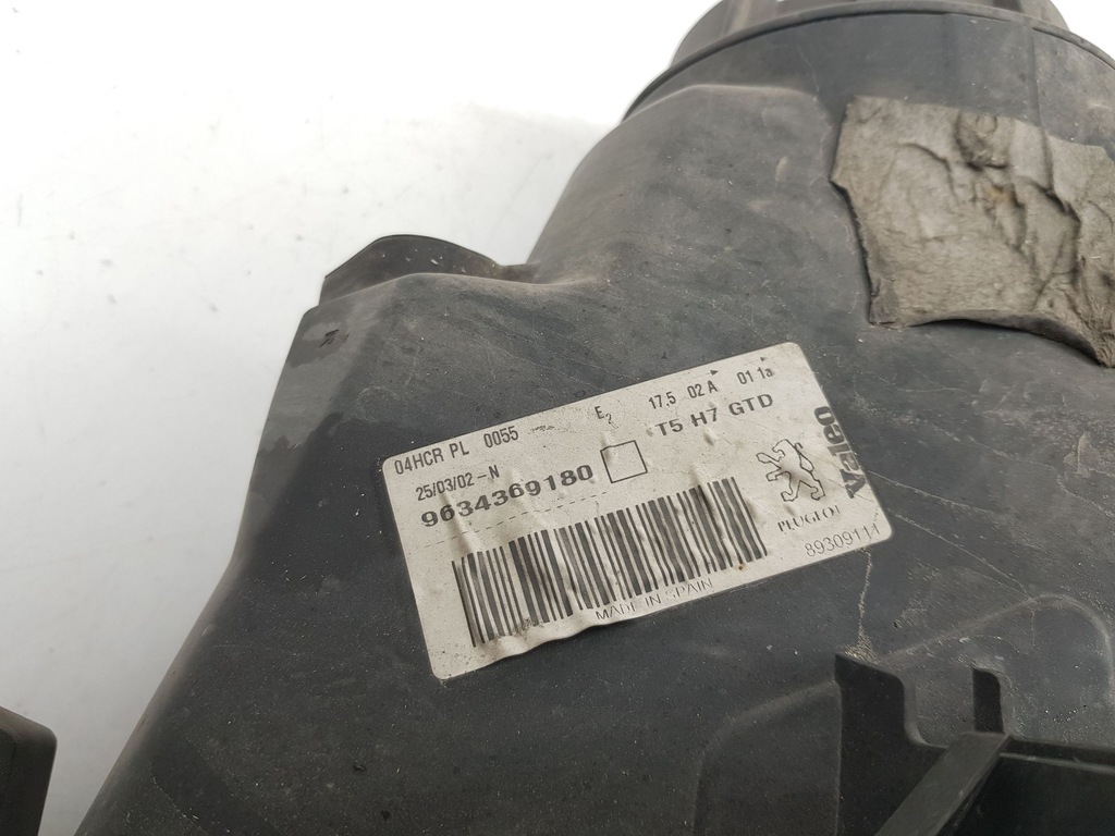 фото №10, Peugeot 307 2002 ліва сторона лампа передня