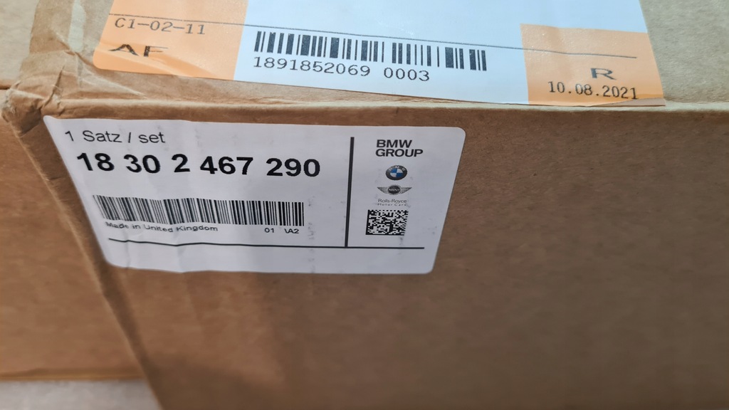 фото №5, Наконечник защита выхлоп bmw 1 x2 f39 f40 карбон оригинальный номер