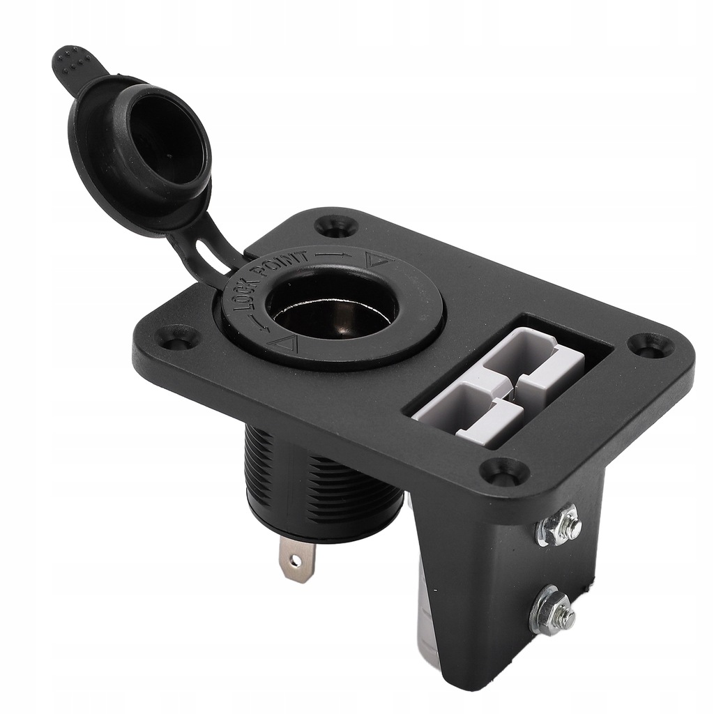 фото №12, Роз'єм прикурювача автомобільний 12-24 v, чорний,