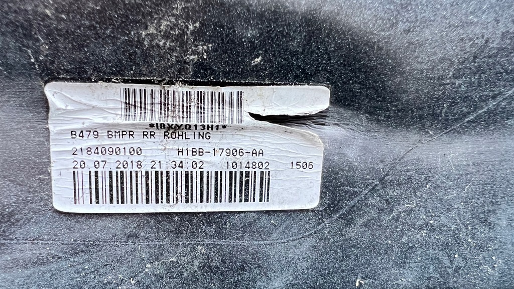 фото №9, Ford fiesta mk8 бампер задняя h1bb-17906-aa