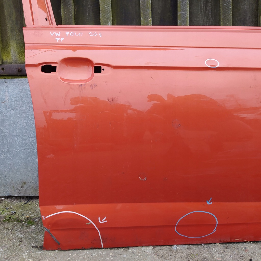 фото №7, Дверь правый перед передние vw polo 2g vi