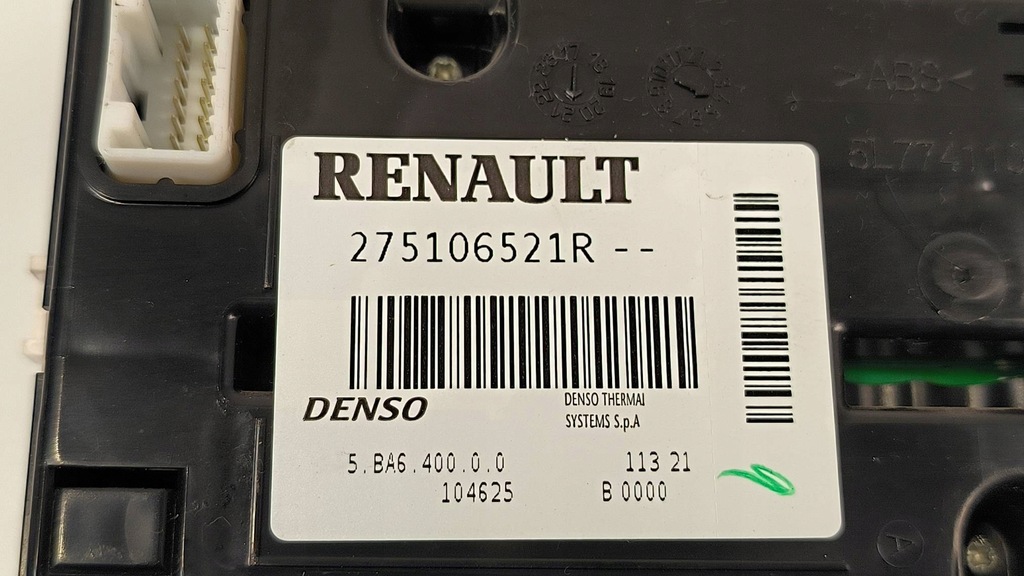 фото №3, Панель кондиционера 275106521r renault master iv lift