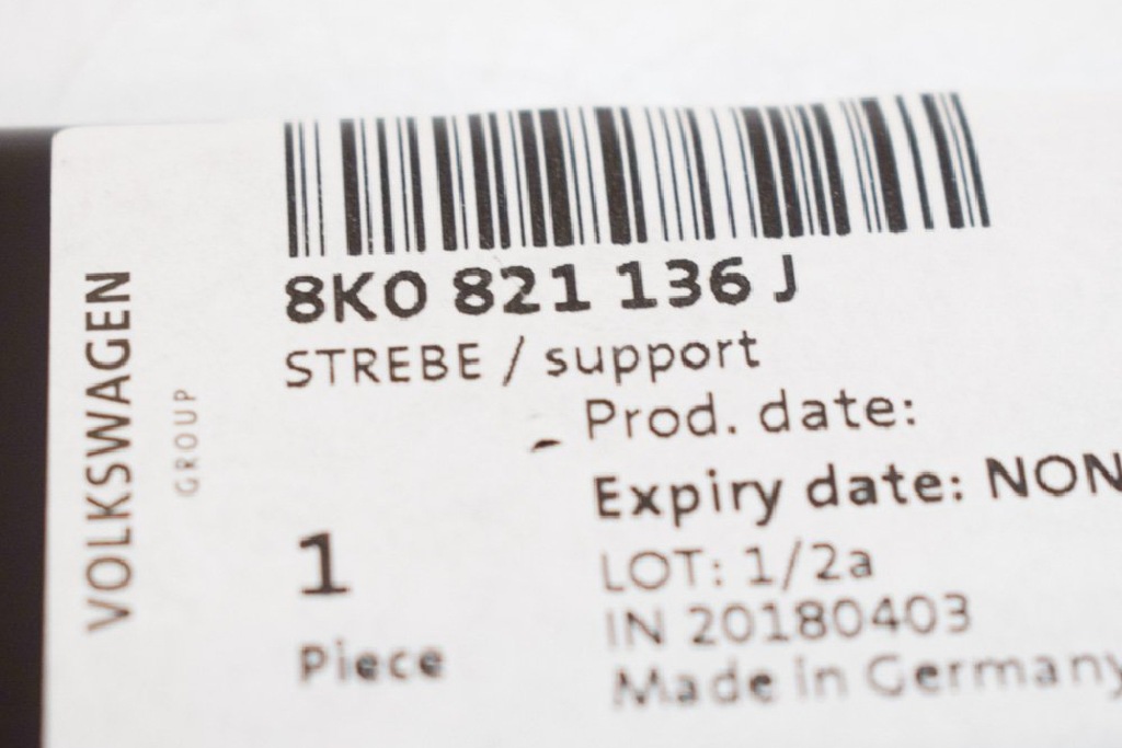 фото №6, Audi a4 8k allroad rs4 quattro кронштейн крила передній правий 8k0821136j