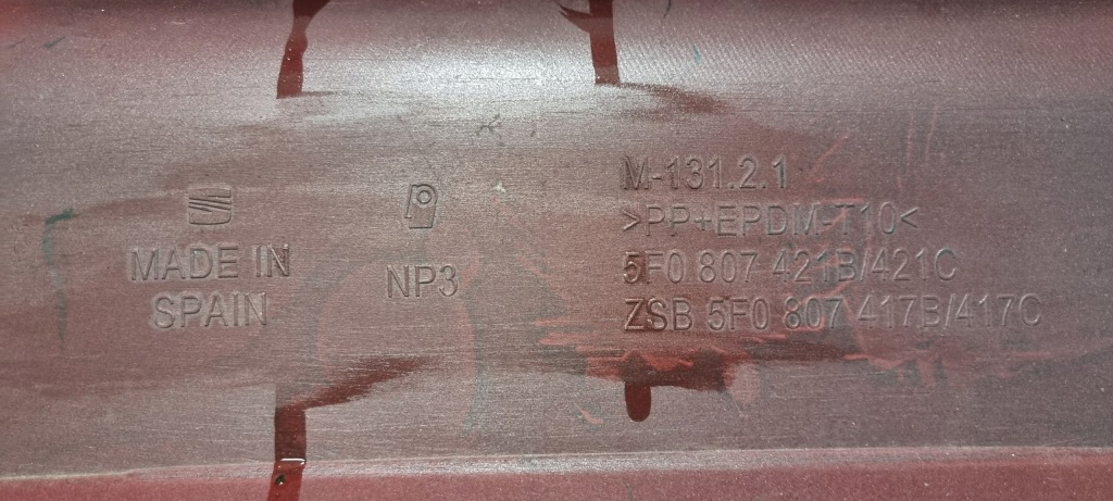 Бампер задняя задний seat leon 3 fr 5f0 12-16 с Разборки