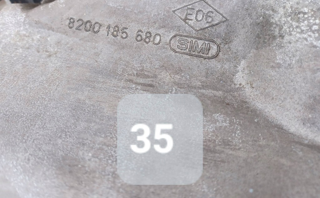 фото №8, Renault trafic scenic ii megane ii 1.9 dci поддон поддон масляная 8200185680