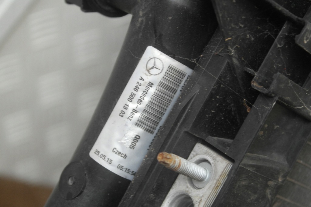 фото №9, Mercedes cla w117 b-klasa w246 13-19 1.6 t cgi радиатор вентилятор комплект