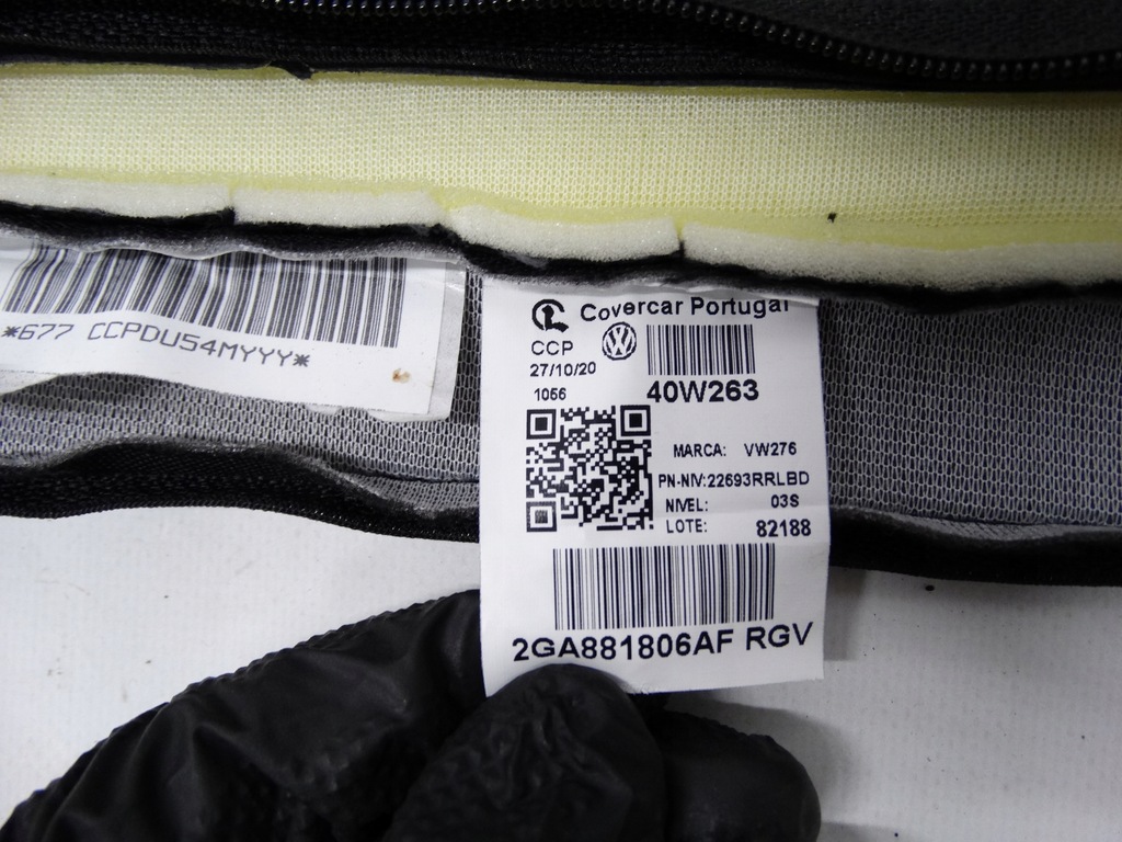 фото №7, Vw t-roc r-line 17-21 обивка обшивка сиденье pp