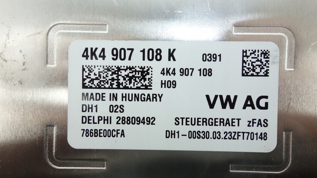 фото №6, Модуль блок керування камера audi a6 a8 4k4907108k