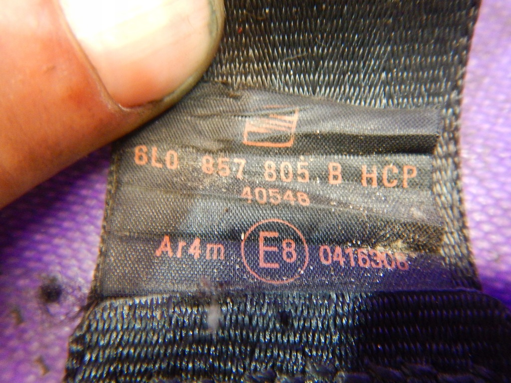 фото №4, Cordoba ii 6l 03-09 pas безопасности правый задняя