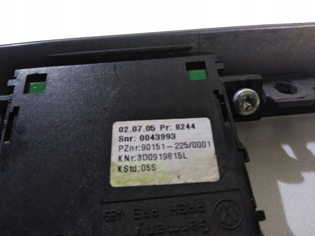 фото №10, Молдинг середня перемикач обдув vw phaeton