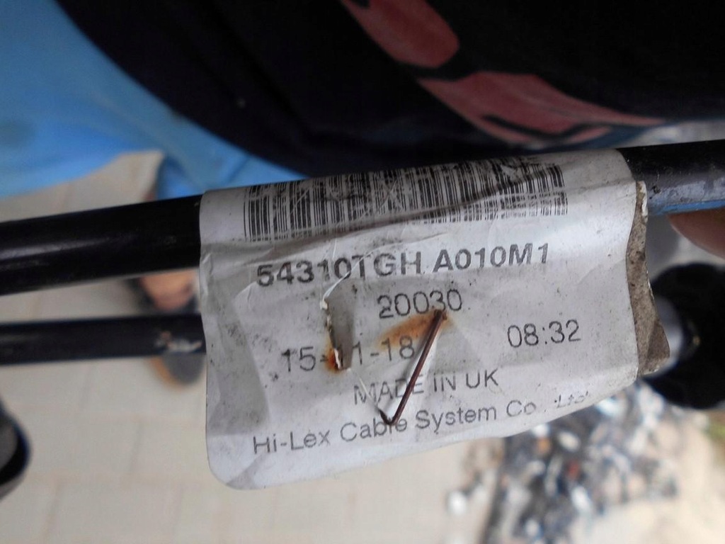 фото №8, Троси перемикання передач honda civic x type-r 54310tgha01m1