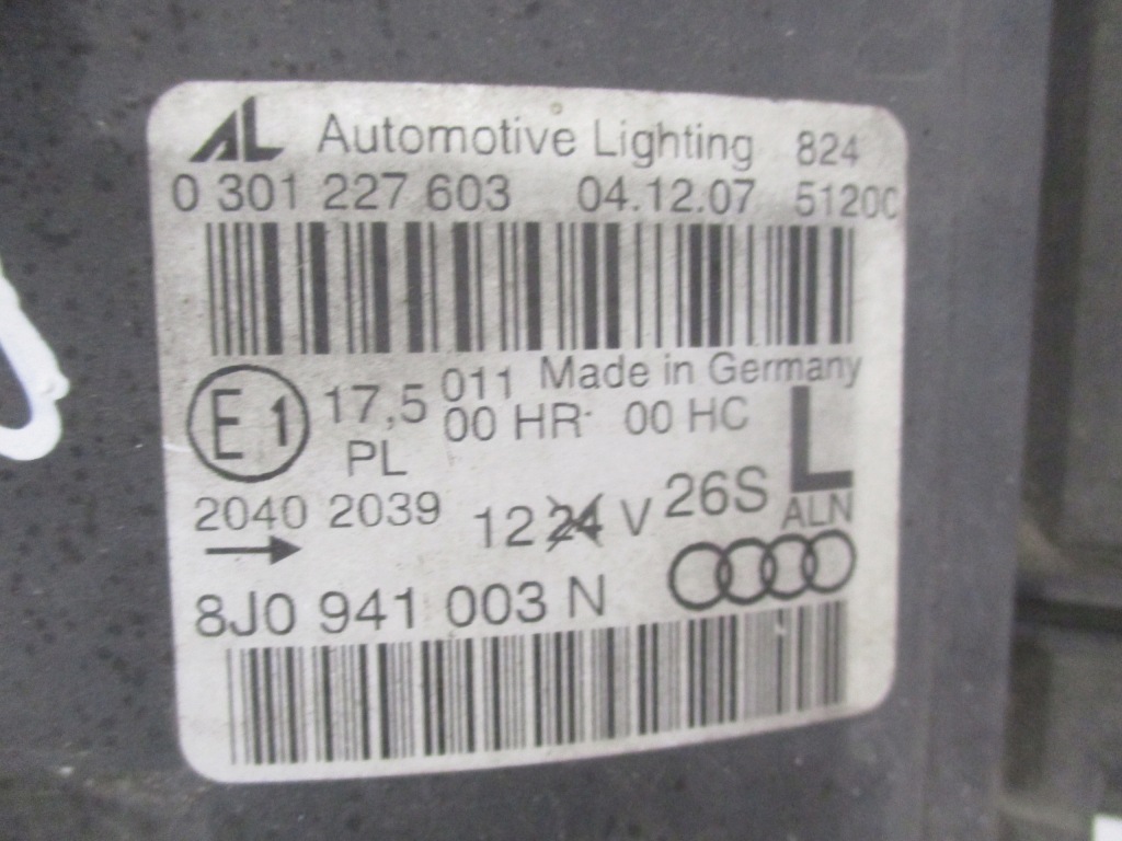 Лампа фара левый audi tt 8j ii оригинал в Украине