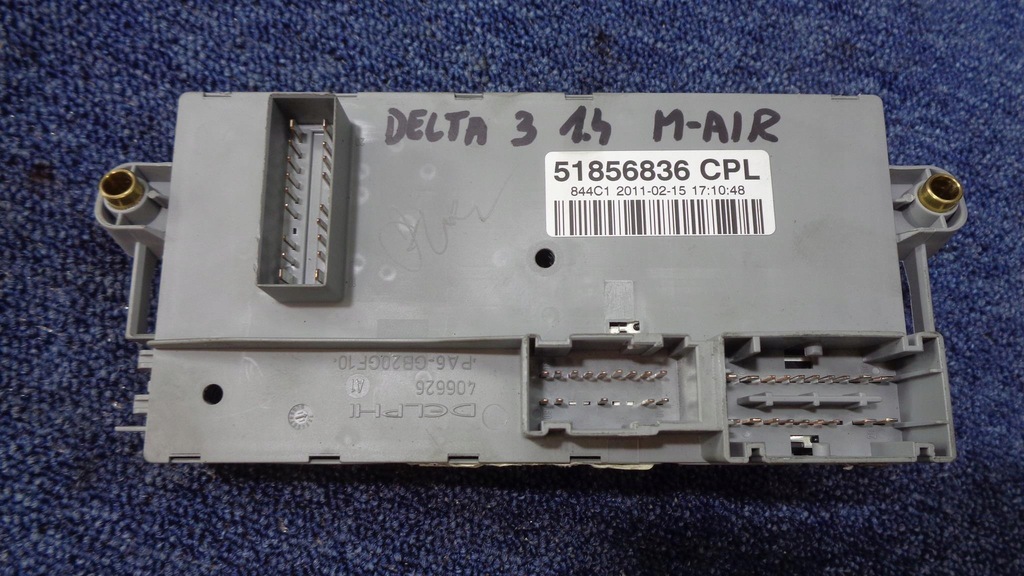 фото №11, Бортовий комп'ютер замок запалювання bsi lancia delta 3 iii 1.4 16v m-air 2008-2014r.