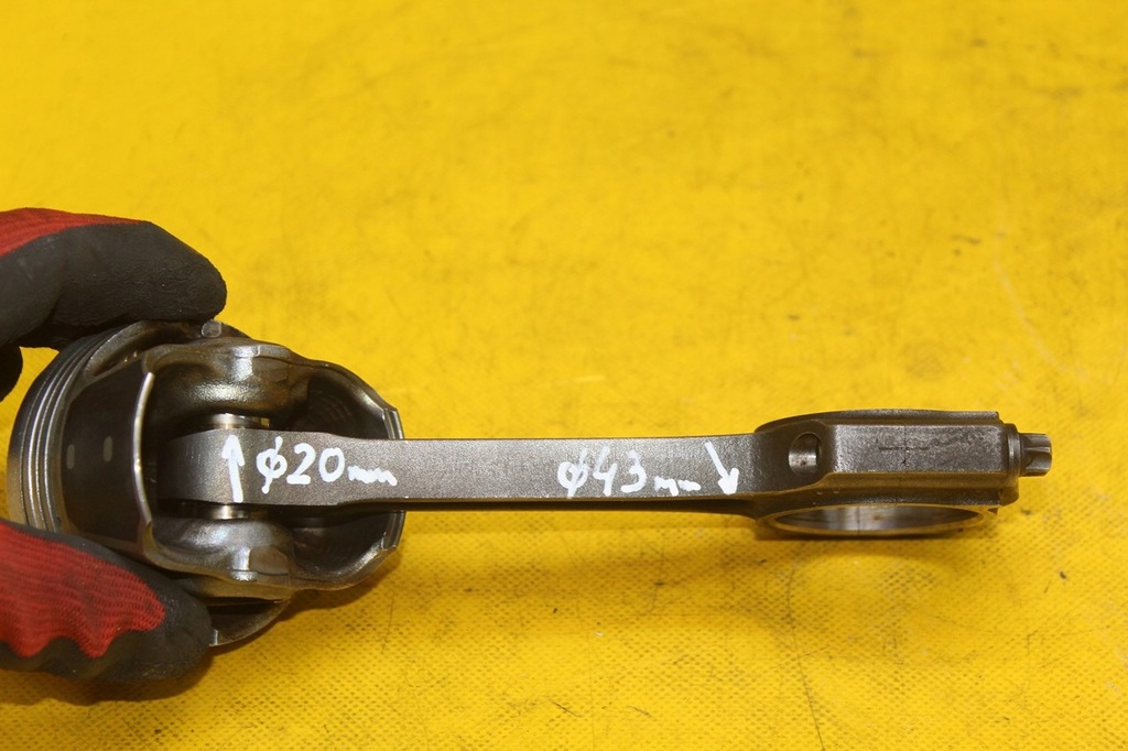 фото №11, Поршень шатун ford transit connect 1.0 ecoboost m2gb cm5g6205ec ecjea pk30