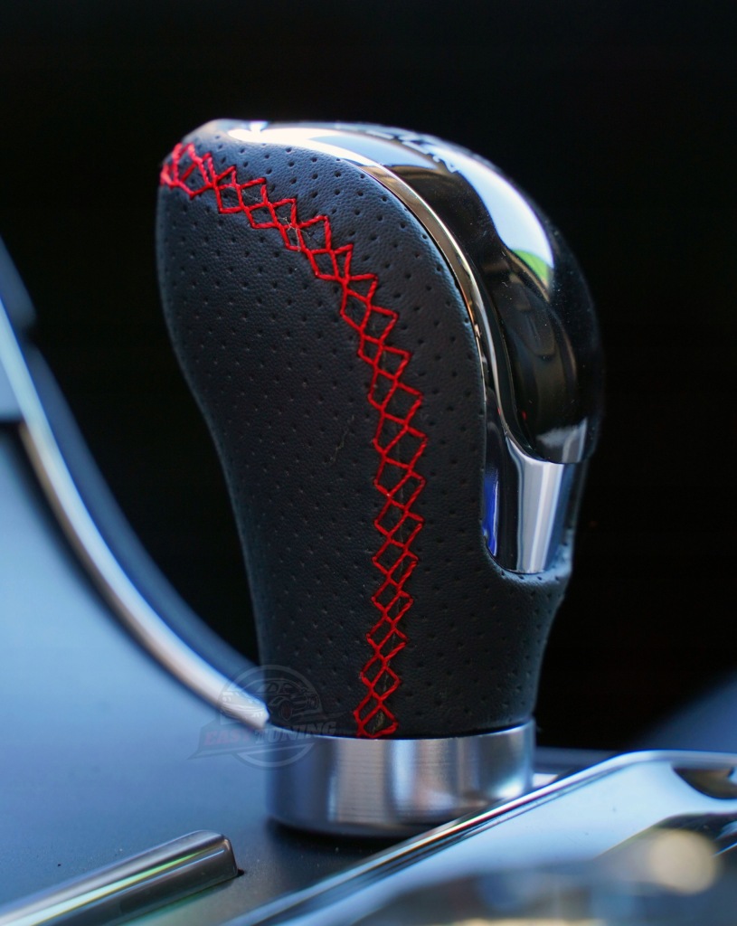 Універсальна ручка перемикання передач шкіра натуральна 5 6 ступенева тюнінг karkraft Оригінал