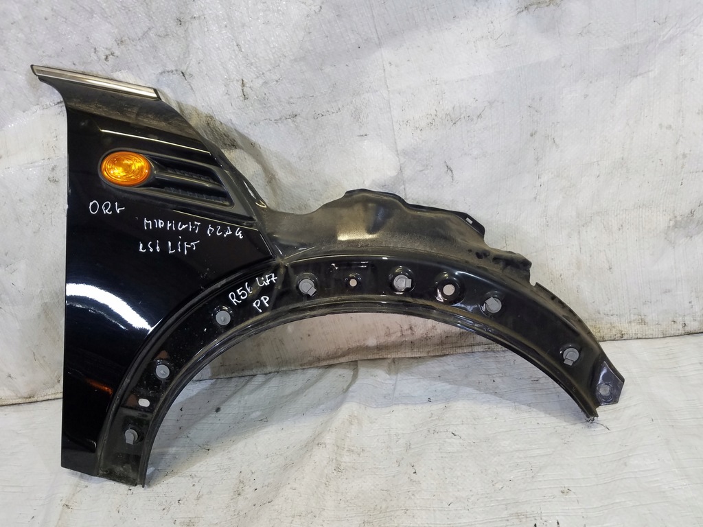фото №2, Крила перед mini cooper r56 lift kod midnight black