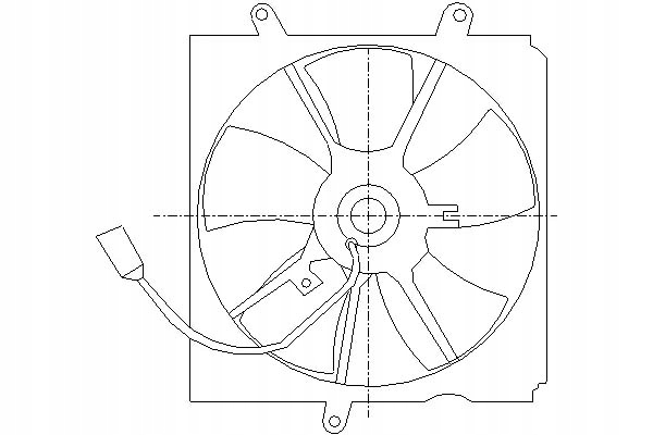 фото №1, Nissens вентилятор радиатора с корпус toyota av