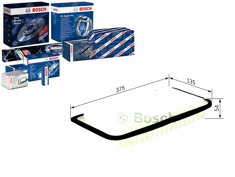 фото №1, Bosch 1 987 429 163 фильтр воздуха
