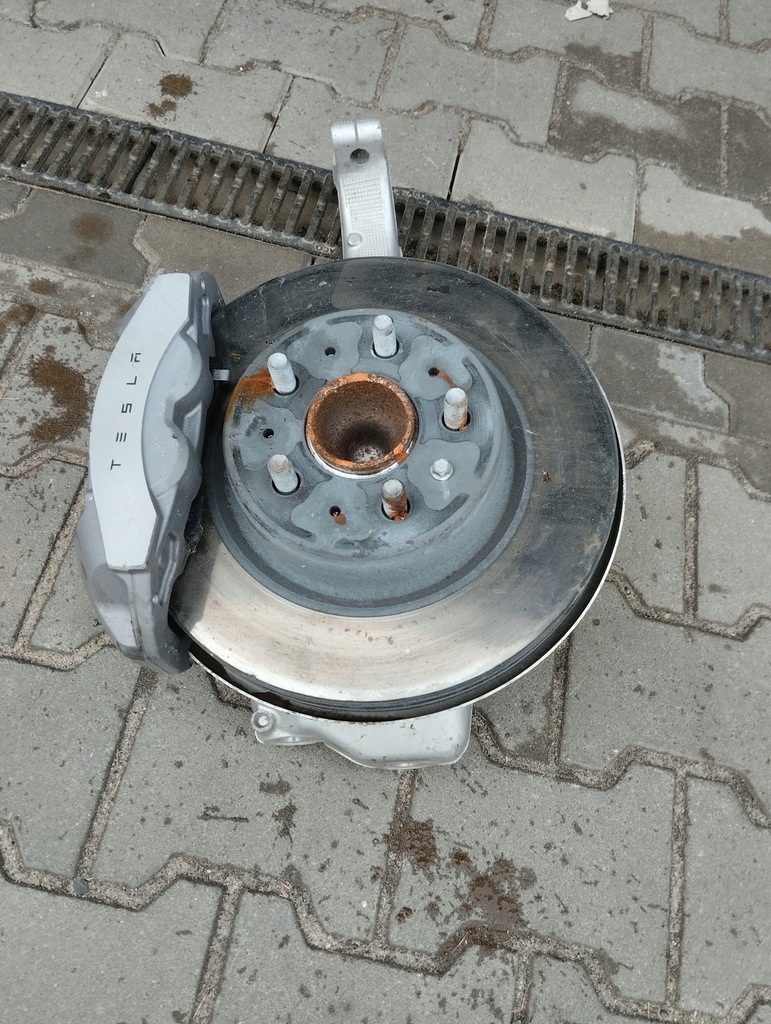 фото №3, Tesla 3 поворотный кулак перед правая rwd/awd