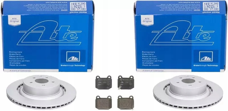фото №1, Ate гальмівні диски+ гальмівні колодки задня nissan 350z 322mm