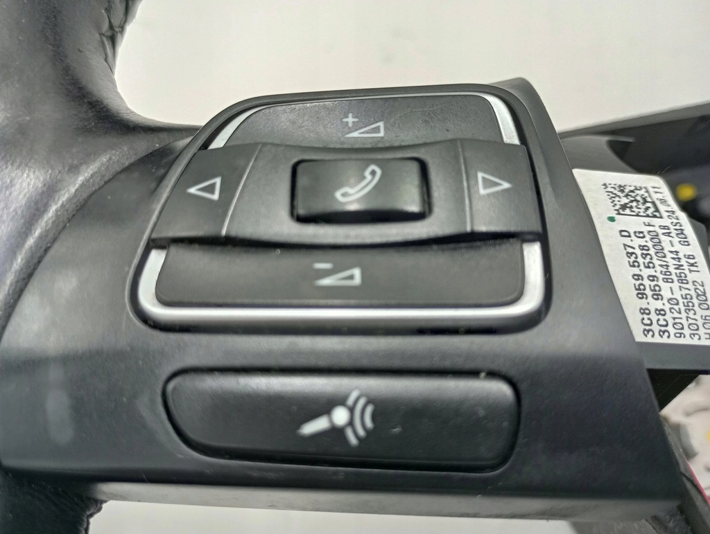 фото №12, Воздуховод кожа многофункциональное рулевое колесо vw passat b7 cc 3c8419091be