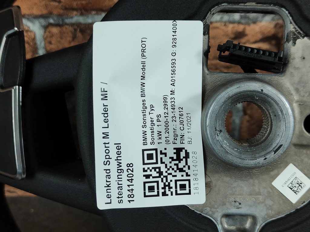 фото №13, Bmw 7 g70 5 g60 воздуховод m набор лепестки переключения мультифункция оригинал czarna