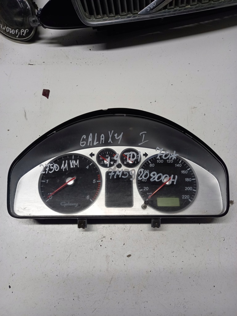 фото №1, Лічильник прилади ford galaxy mk1 1.9 tdi 7m5920800h