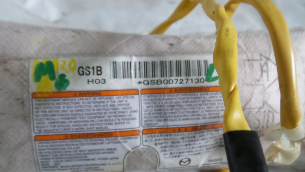 фото №5, Подушка безпеки подушка сидіння mazda 6 gh права gs1ah03