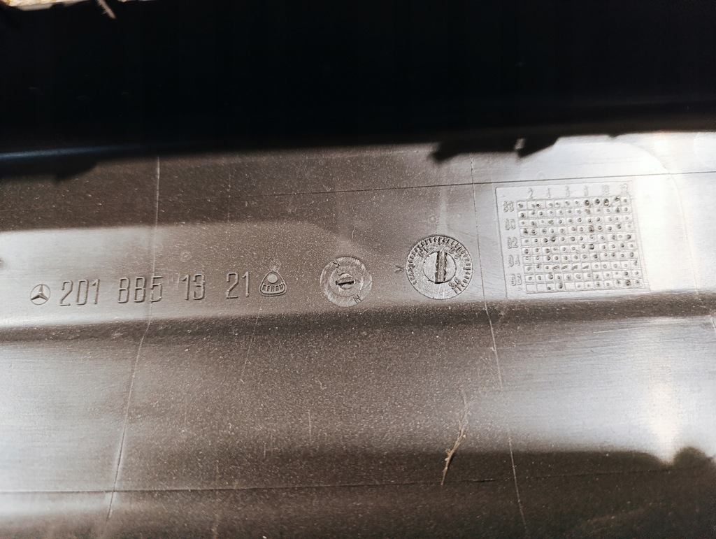 фото №6, Молдинг бампера заднего -mercedes w201,w190-2018851321.