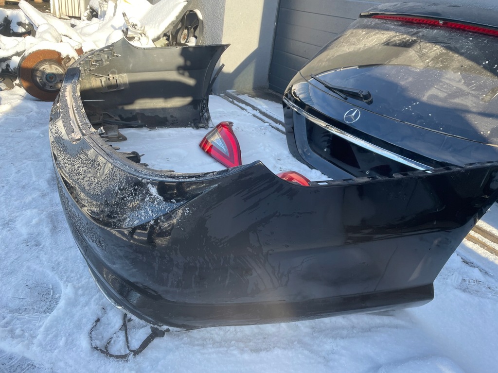 фото №6, Mercedes w218 cls amg shooting лампи кришка багажника комплектна бампер чорні c197