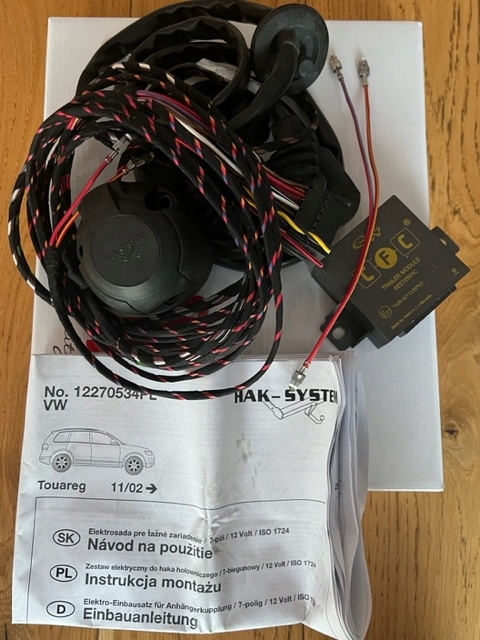 фото №1, Модуль +електропроводка фаркоп буксирувальний vw touareg i