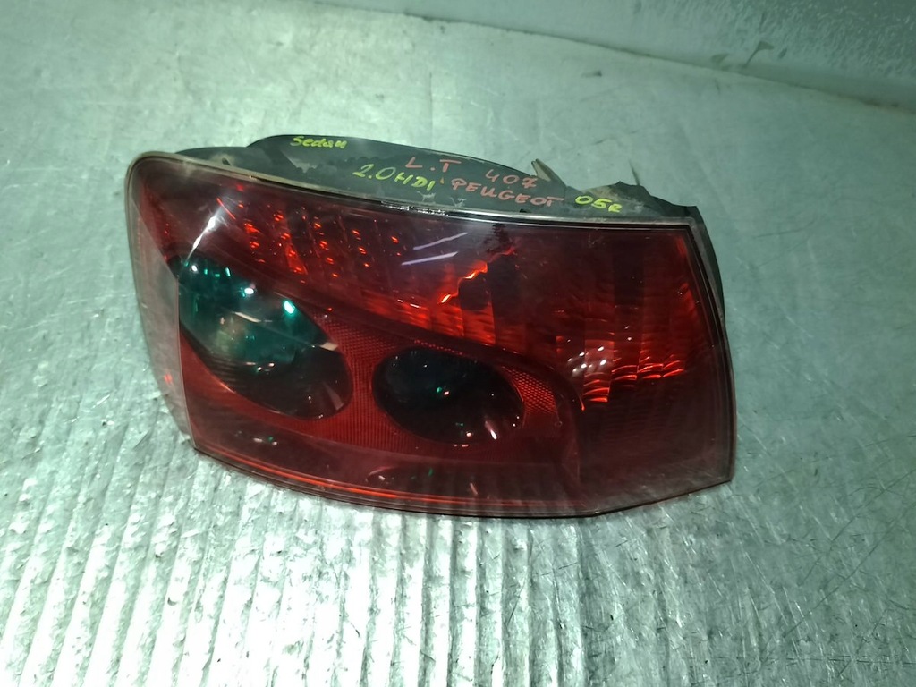 фото №7, Лампа задня ліва peugeot 407 9656606380 sedan