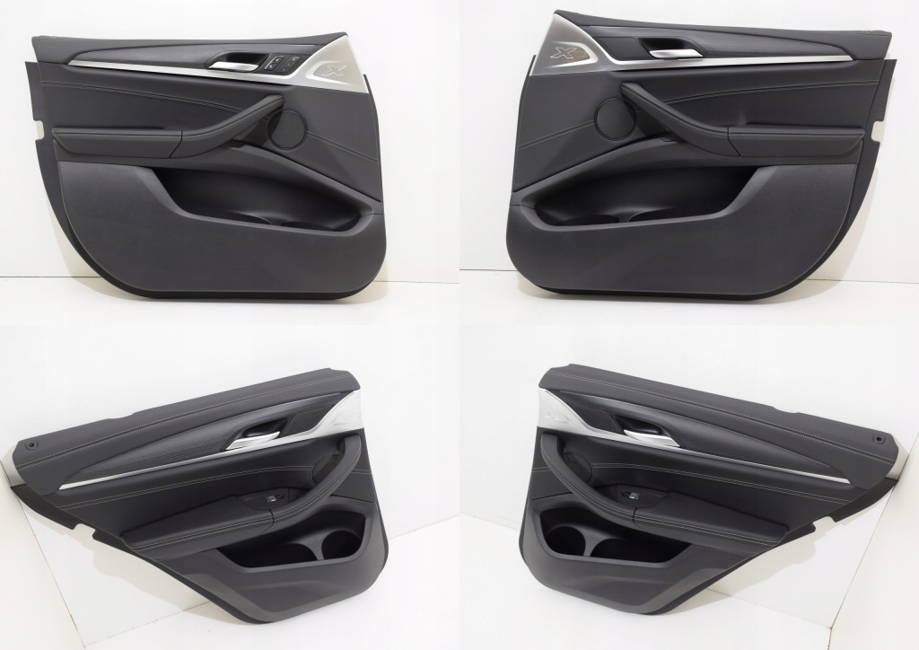 фото №16, Bmw x4 g02 lci оббивка сидіння заднє сидіння шкіра czarna вентиляція обігрів