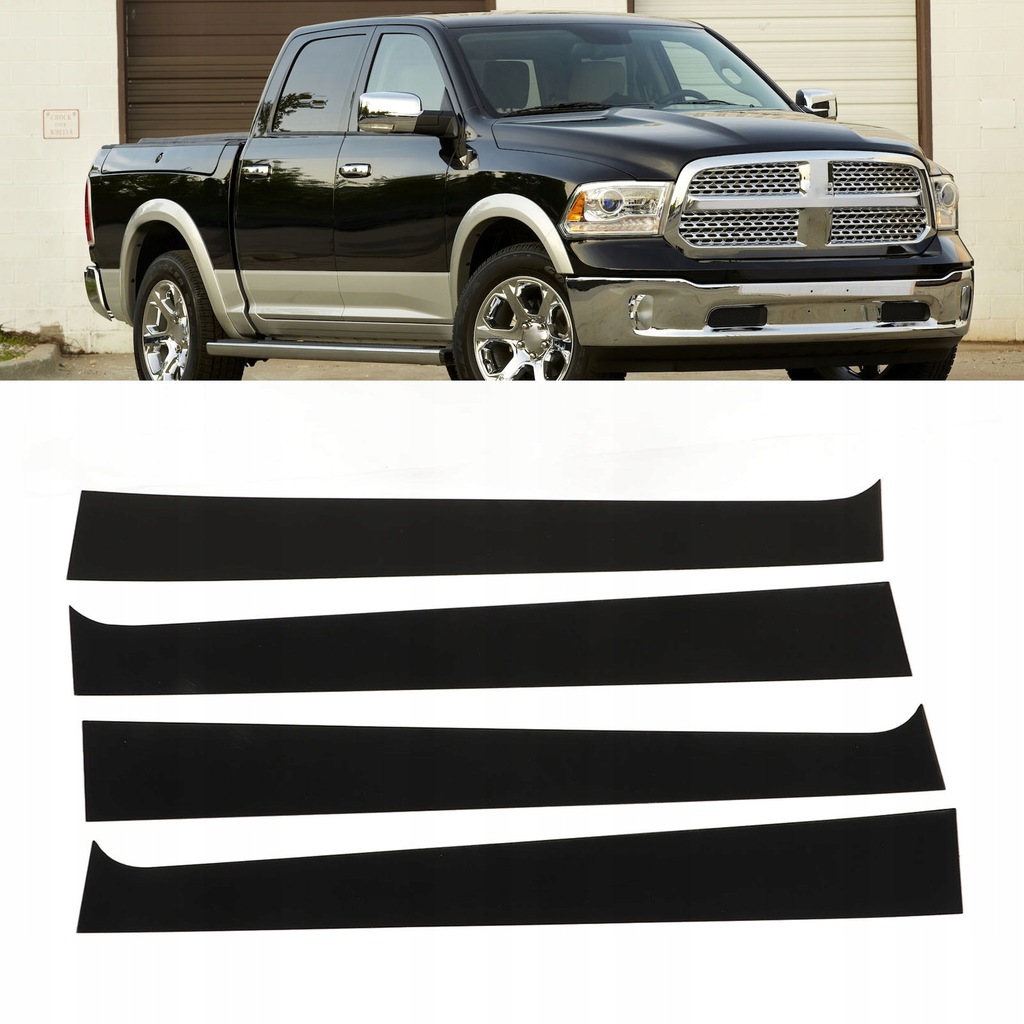 фото №15, 4 szt. чорні стійки słupkowe оббивка двері стійки b стійки дверні оздоблення вікно автомобіля вікно