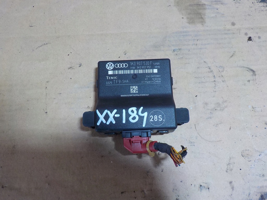 фото №1, Vw jetta 1.9tdi 2006 модуль шлюз 1k0907530f