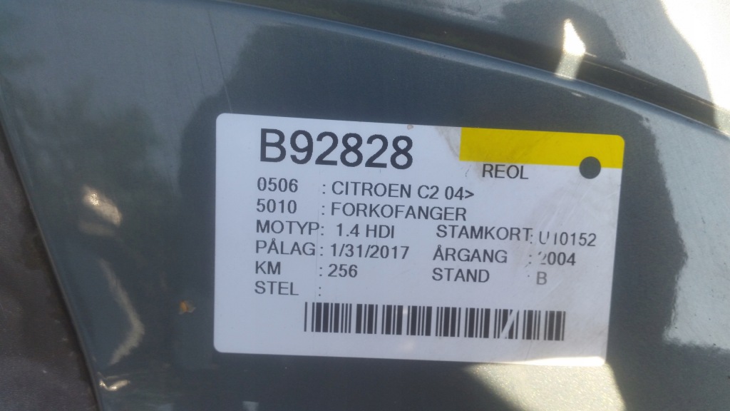 фото №6, Бампер перед передний citroen c2