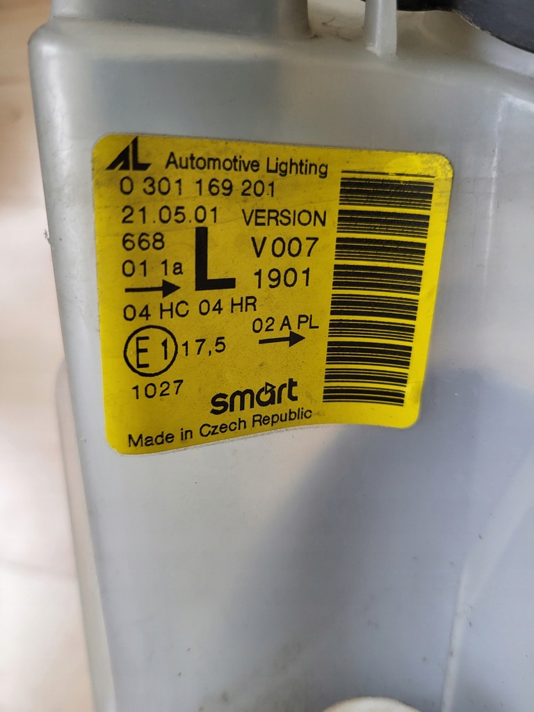 фото №6, Smart fortwo лампа передня ліва eu