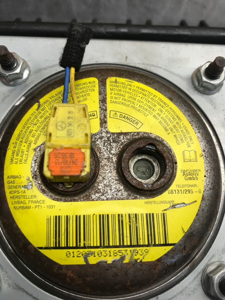 фото №6, Заглушка подушки безпеки подушка безпеки пасажира mazda 3 bk 08r