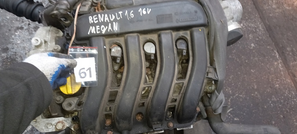 фото №1, Двигун 1.6 16v renault k4m860