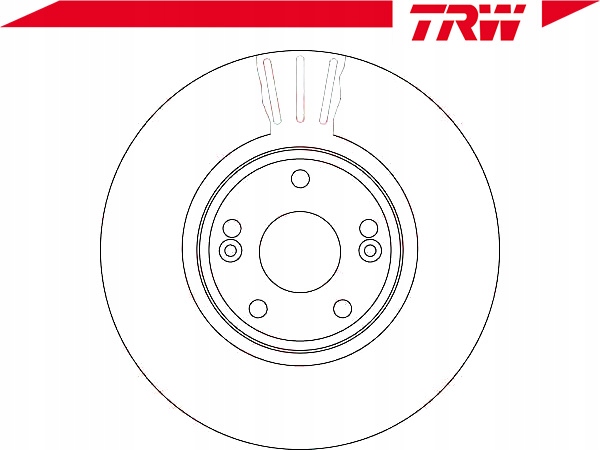 фото №1, Комплект диск гальмівних trw 24012601231 24032601
