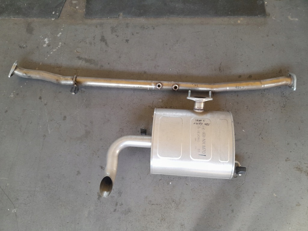 фото №1, Kia sportage v 2022- 1.6 crdi гаситель конечный труба