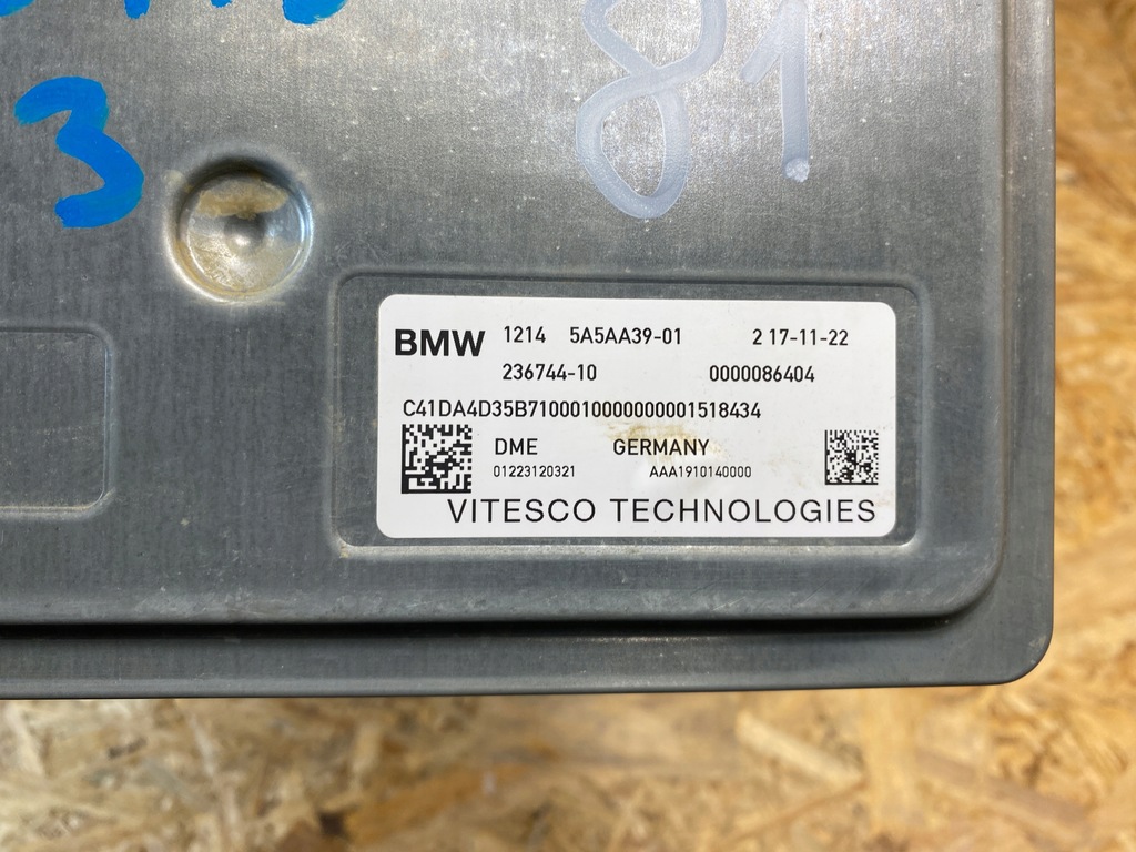 фото №11, Бортовий комп'ютер блок керування двигуна bmw x1 u11 1.5h 5a5aa39 2022-