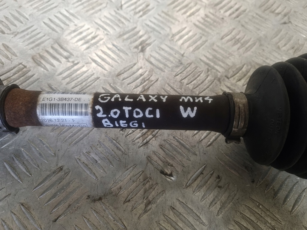 фото №5, Ford galaxy mk4 2.0 tdci механическая коробка передач приводной вал левая